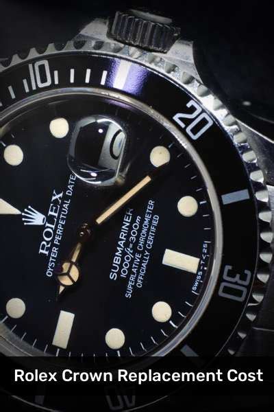 cost to replace crown on rolex 36|Rolex repair cost comparison.